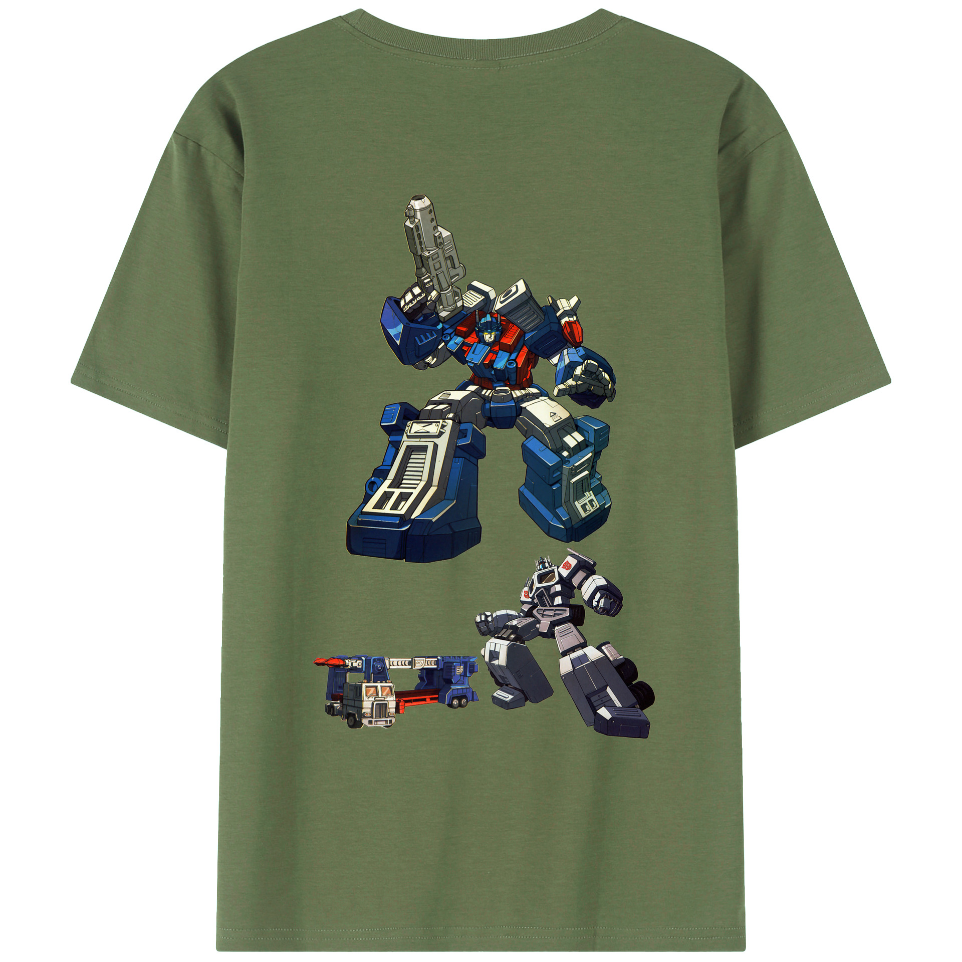 （画像用）  綿100％ メンズ半袖Tシャツ（バックプリント） 通気性